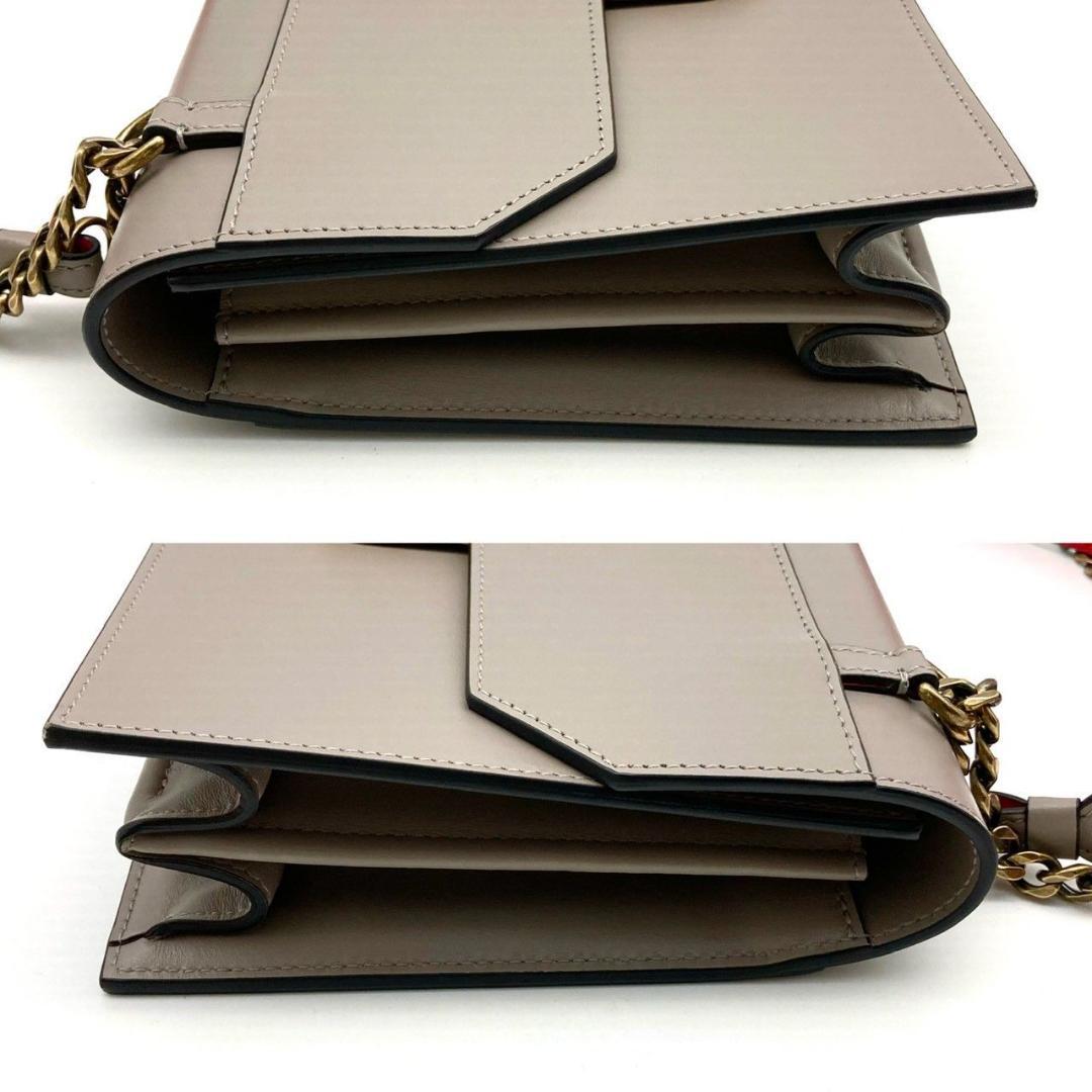 クリスチャンルブタン エリサ ショルダーバッグ チェーン グレージュ 80122