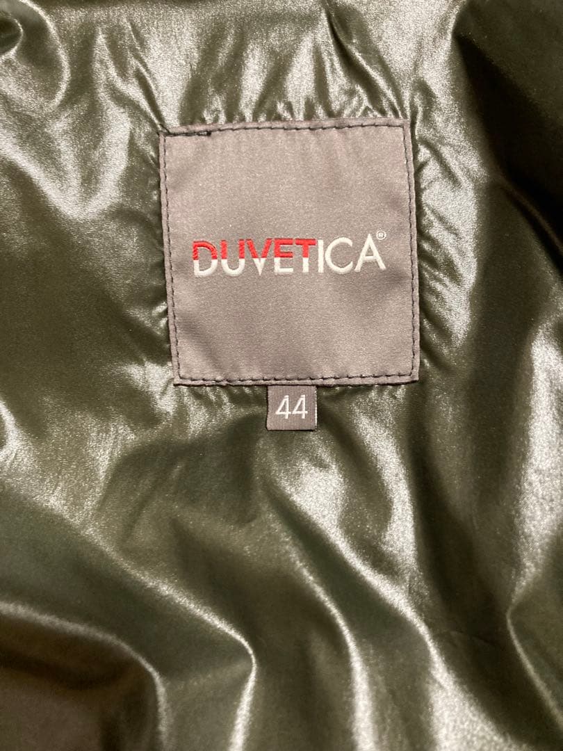 DUVETICA デュベティカ　フード付き ブラックダウンジャケット 44