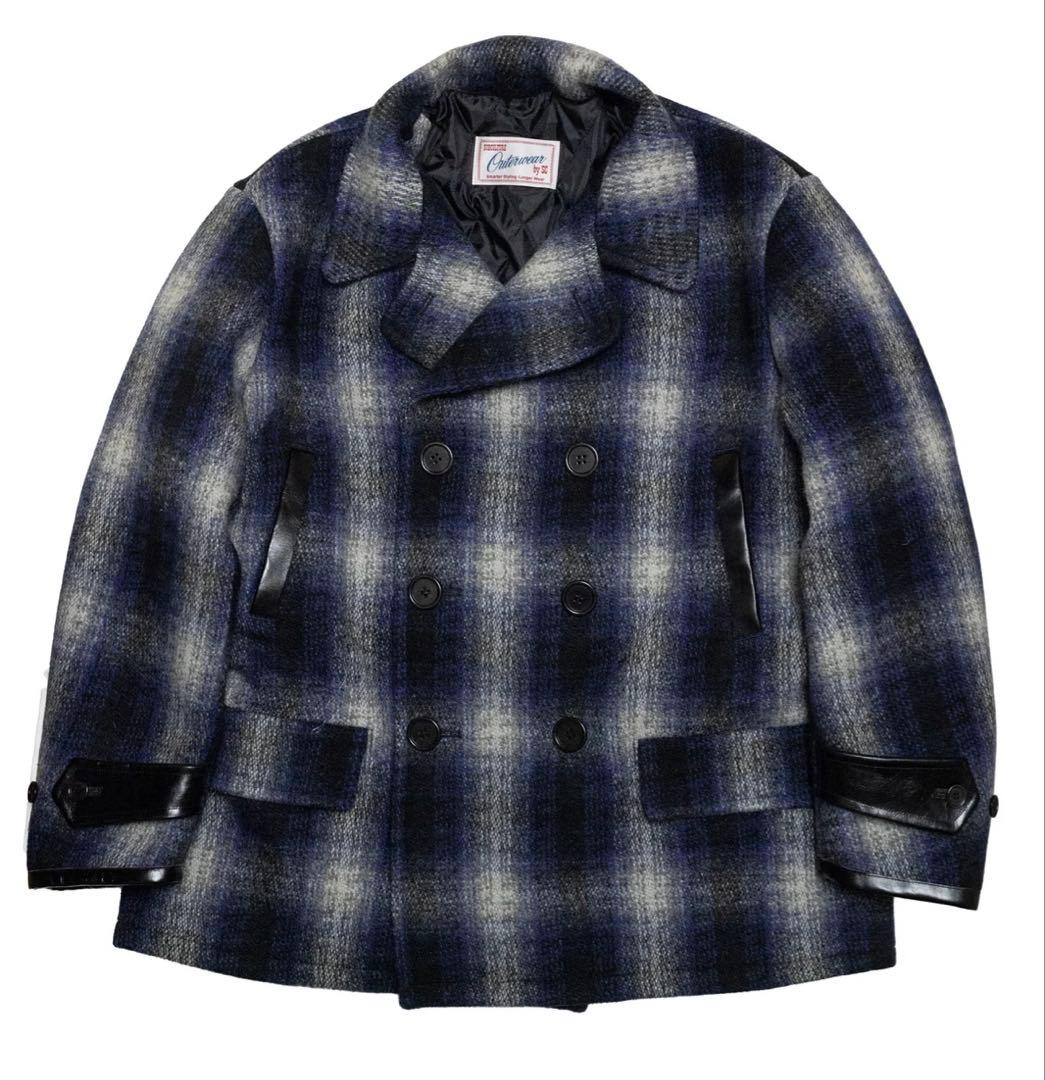 ジャケット・アウター 24fw SC SUBCULTURE OMBRECHECK P-COAT 2