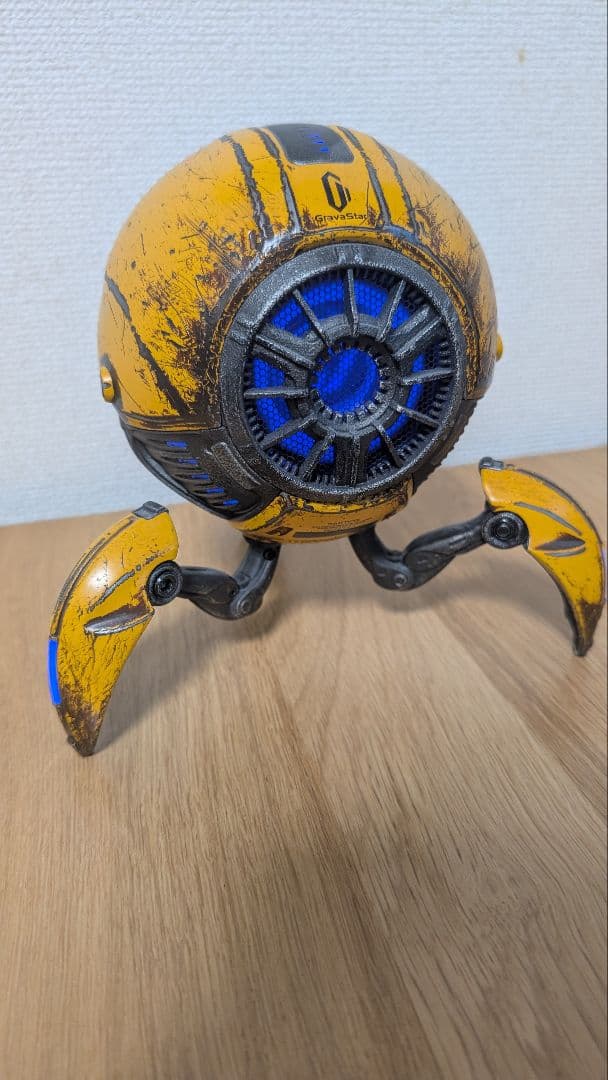 【生産終了/希少】Gravastar 球体ロボット型スピーカー ウェザリング加工