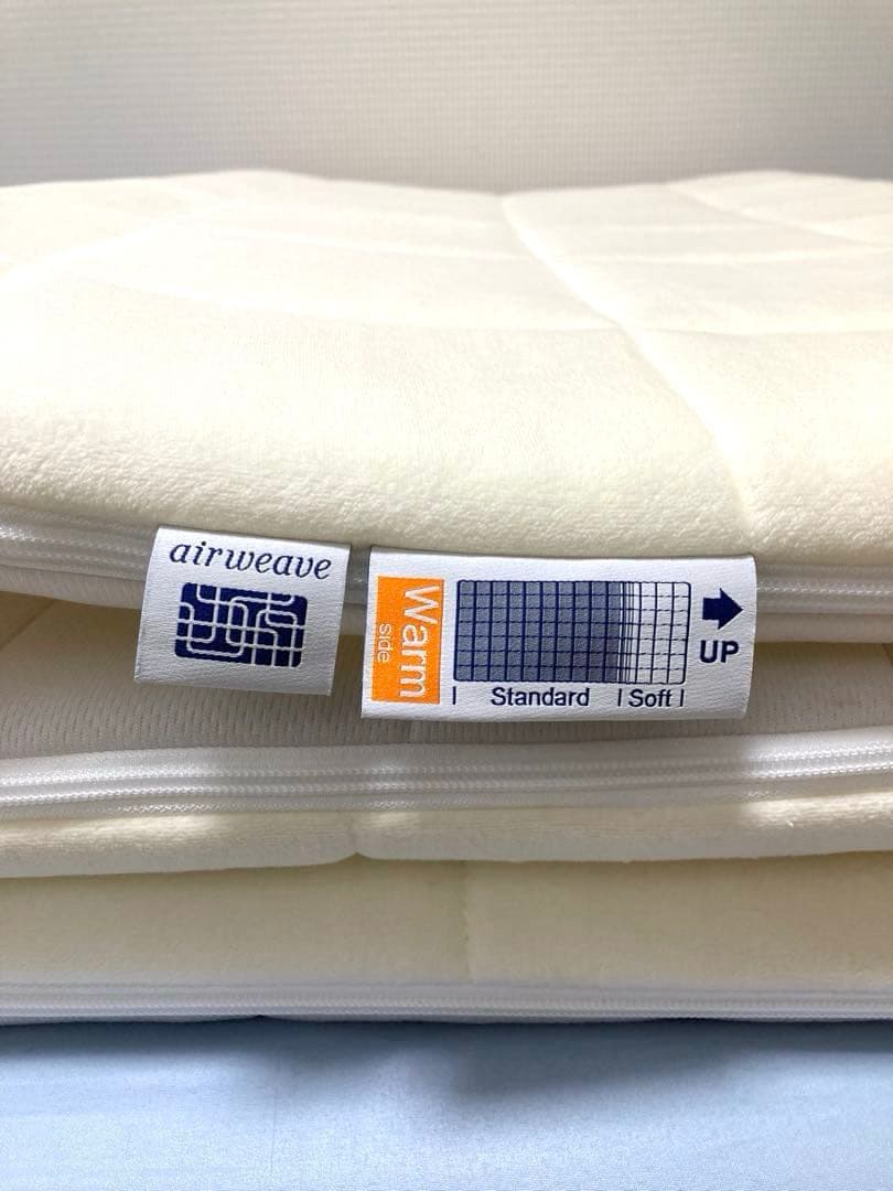 エアウィーヴ　業者クリーニング済　清潔・快適　シングル　airweave