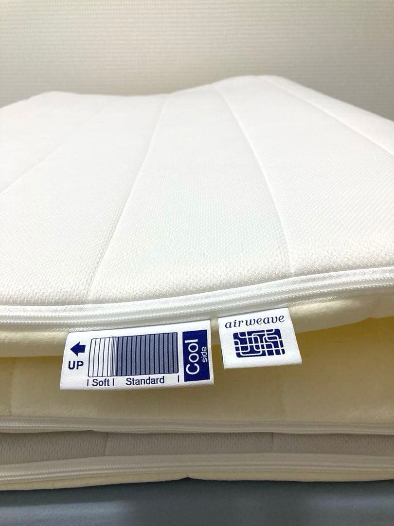 エアウィーヴ　業者クリーニング済　清潔・快適　シングル　airweave