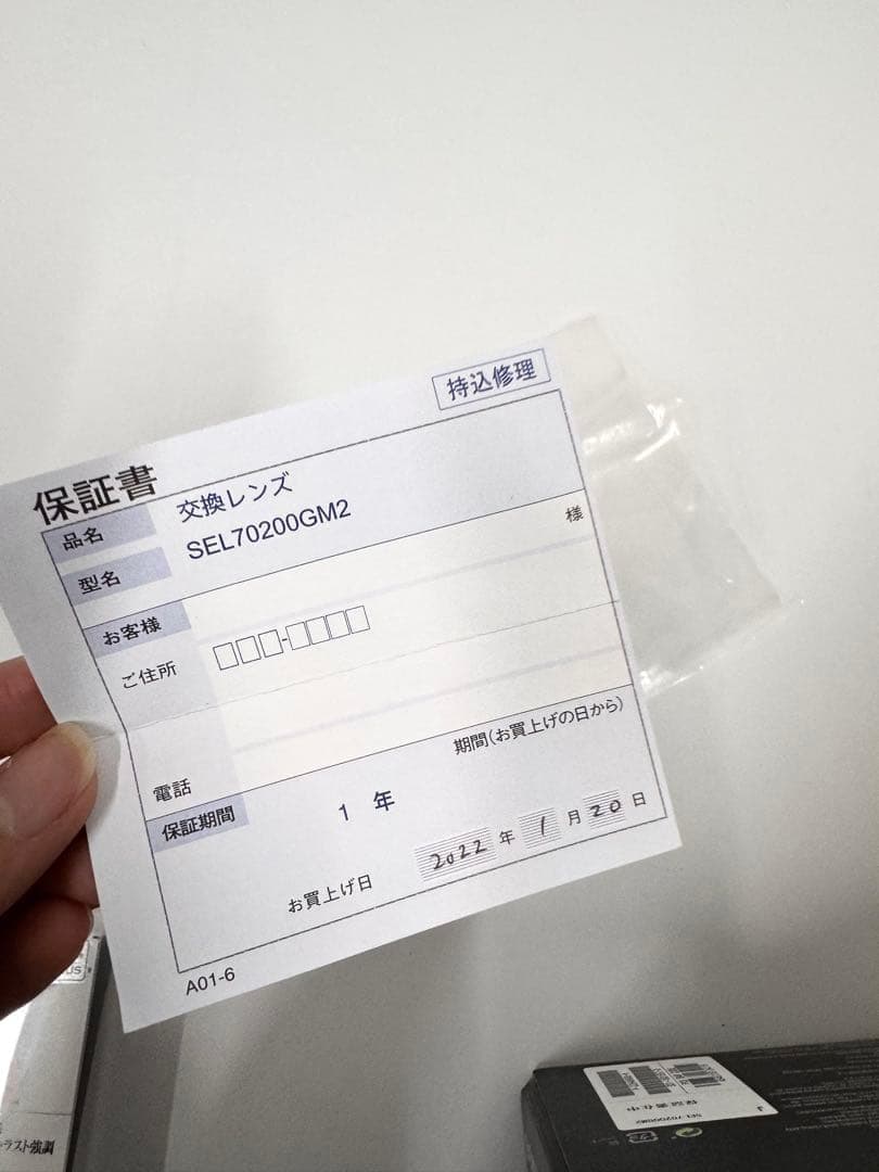 SONY FE 70-200mm F2.8 GM OSS II 望遠ズームレンズ