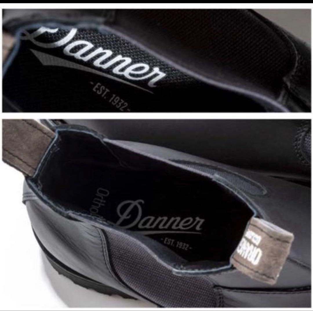 DANNER × Orange 別注 WP サイドゴア ブーツ 黒 27,5