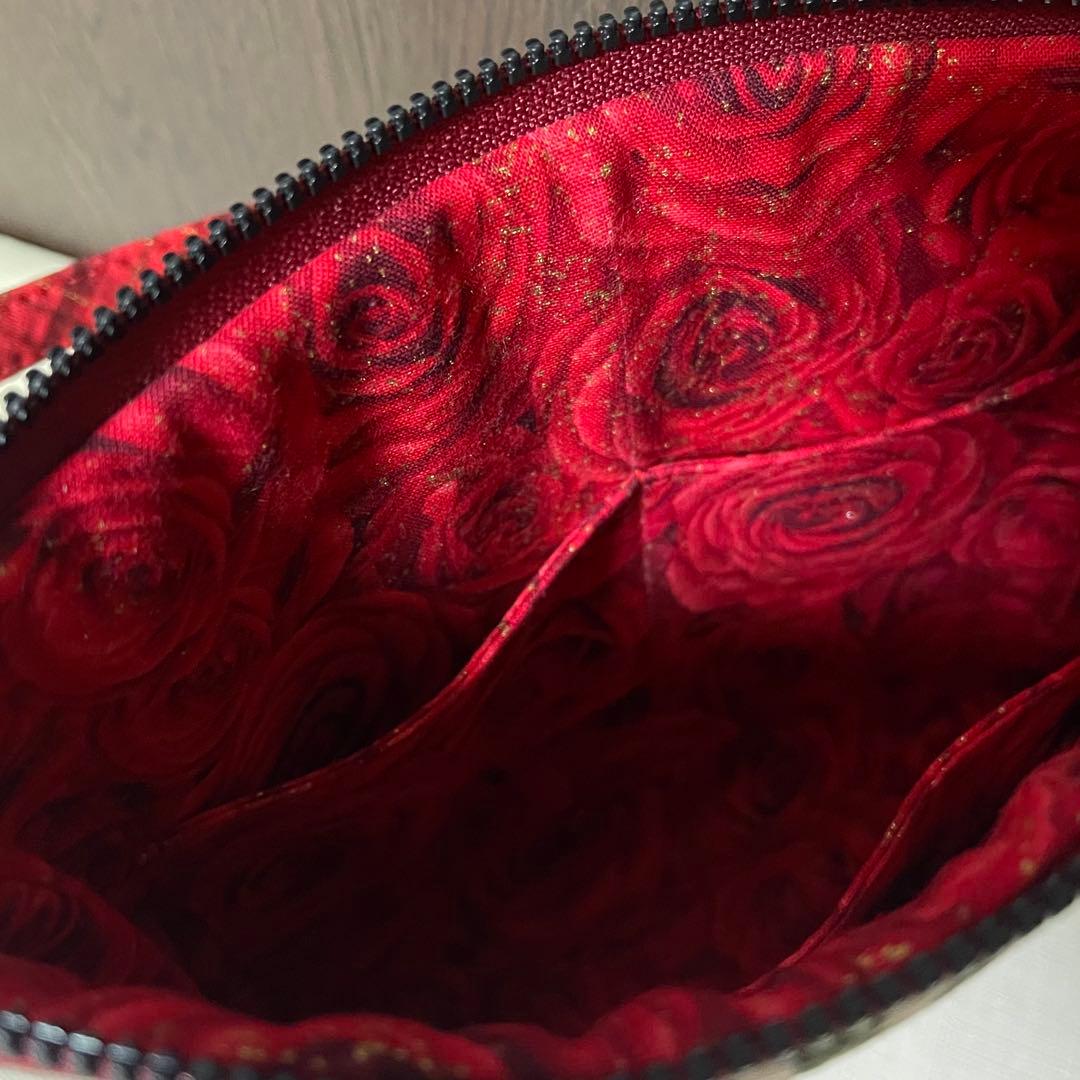 ♡20㎝ファスナークリスマスポーチ①♡ハンドメイド　アレキサンダーヘンリー