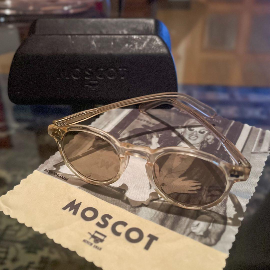 MOSCOT MILTZEN 46 クリアフレーム フラットレンズ サングラス