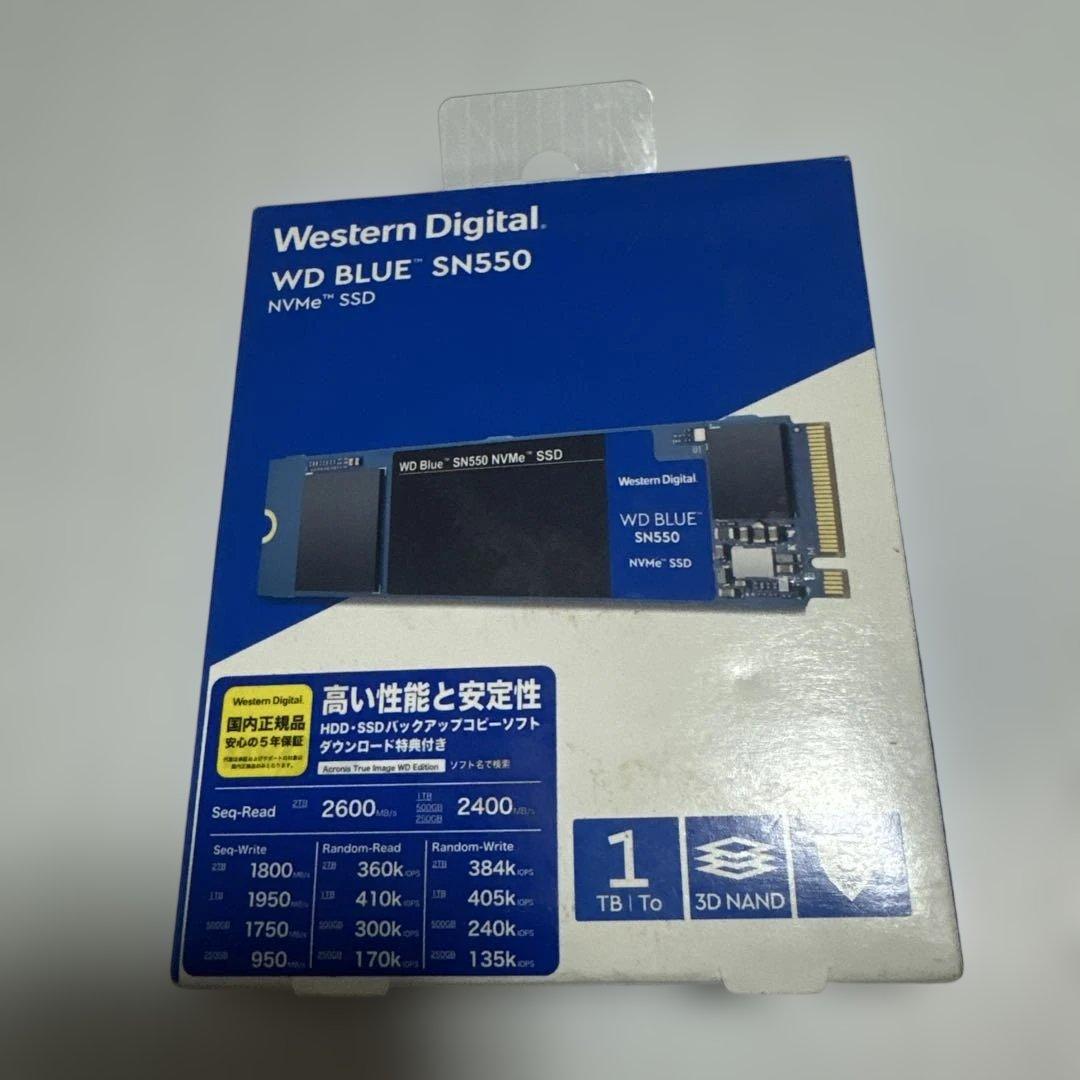 内蔵型SSD Western Digital SSD NVMe 1TB
