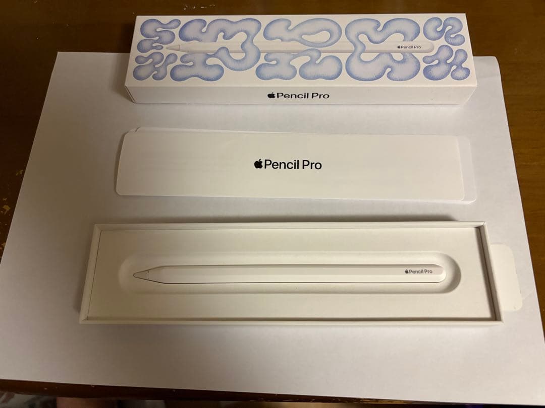 Apple Pencil Pro ホワイト 箱入り