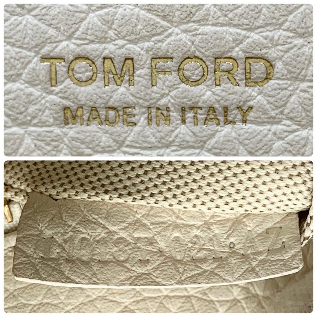 美品 TOM FORD トムフォード Tara タラ Tロゴ ショルダーバッグ