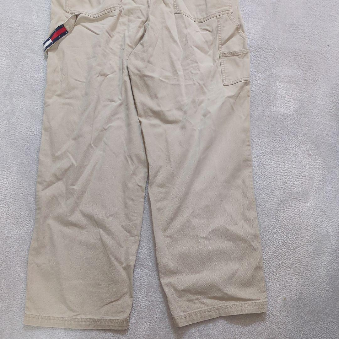 レア90s JEANS トミージーンズ ホワイトデニム オーバーオール