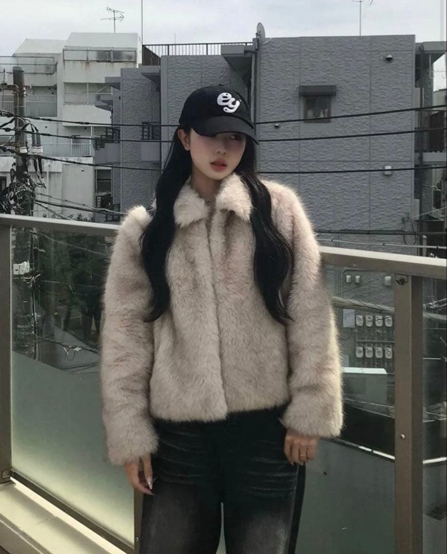 emmy ボリュームファータッチカラーコート