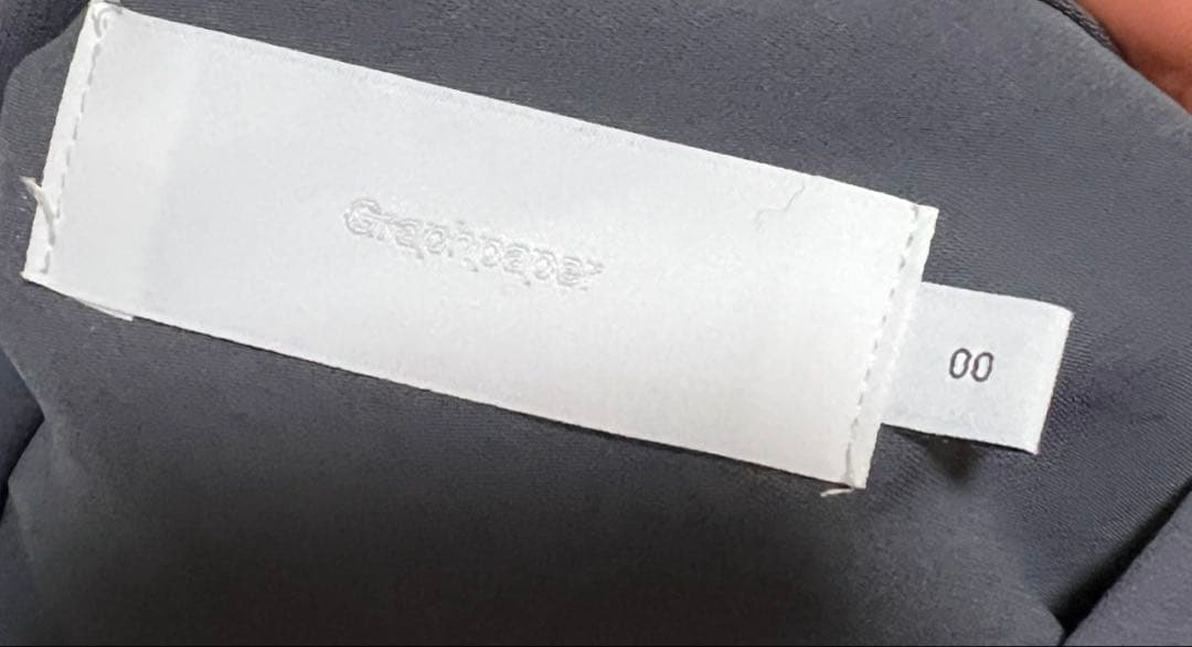 ワンピース graphpaper satin band collar dress