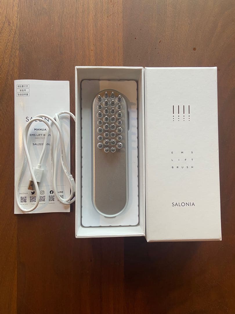 SALONIA EMS LIFT BRUSH シルバ