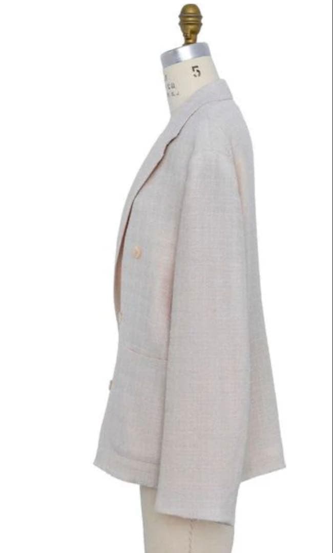 【新品未使用】DRAWER ツイードフリンジテーラードジャケット