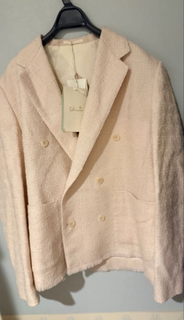 【新品未使用】DRAWER ツイードフリンジテーラードジャケット