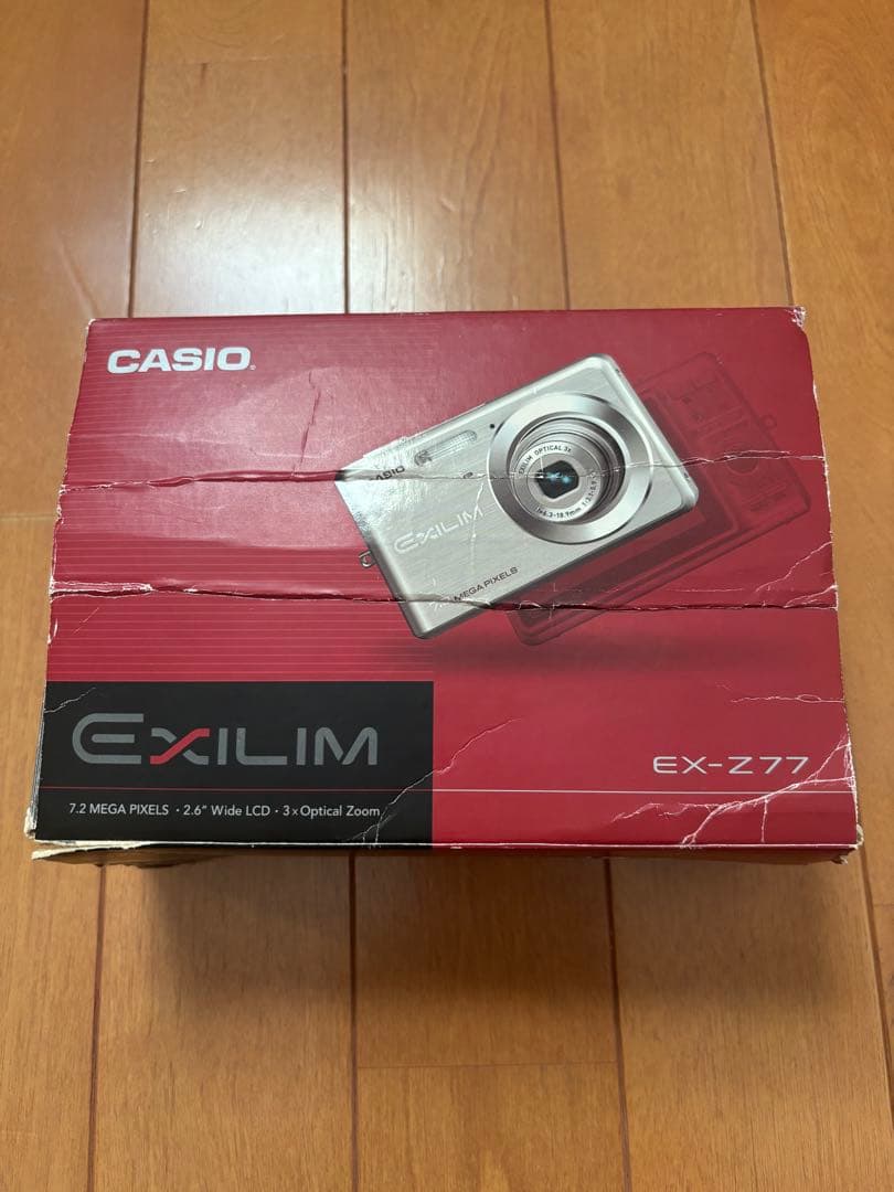 可動品　CASIO EXILIM EX-Z77 デジタルカメラ　SDカード付