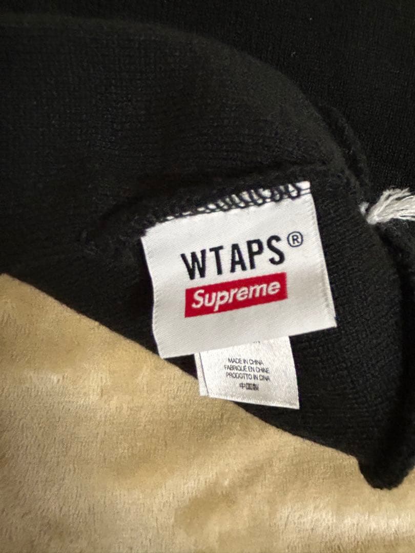 WTAPS x Supreme ニット帽 ポンポン付き