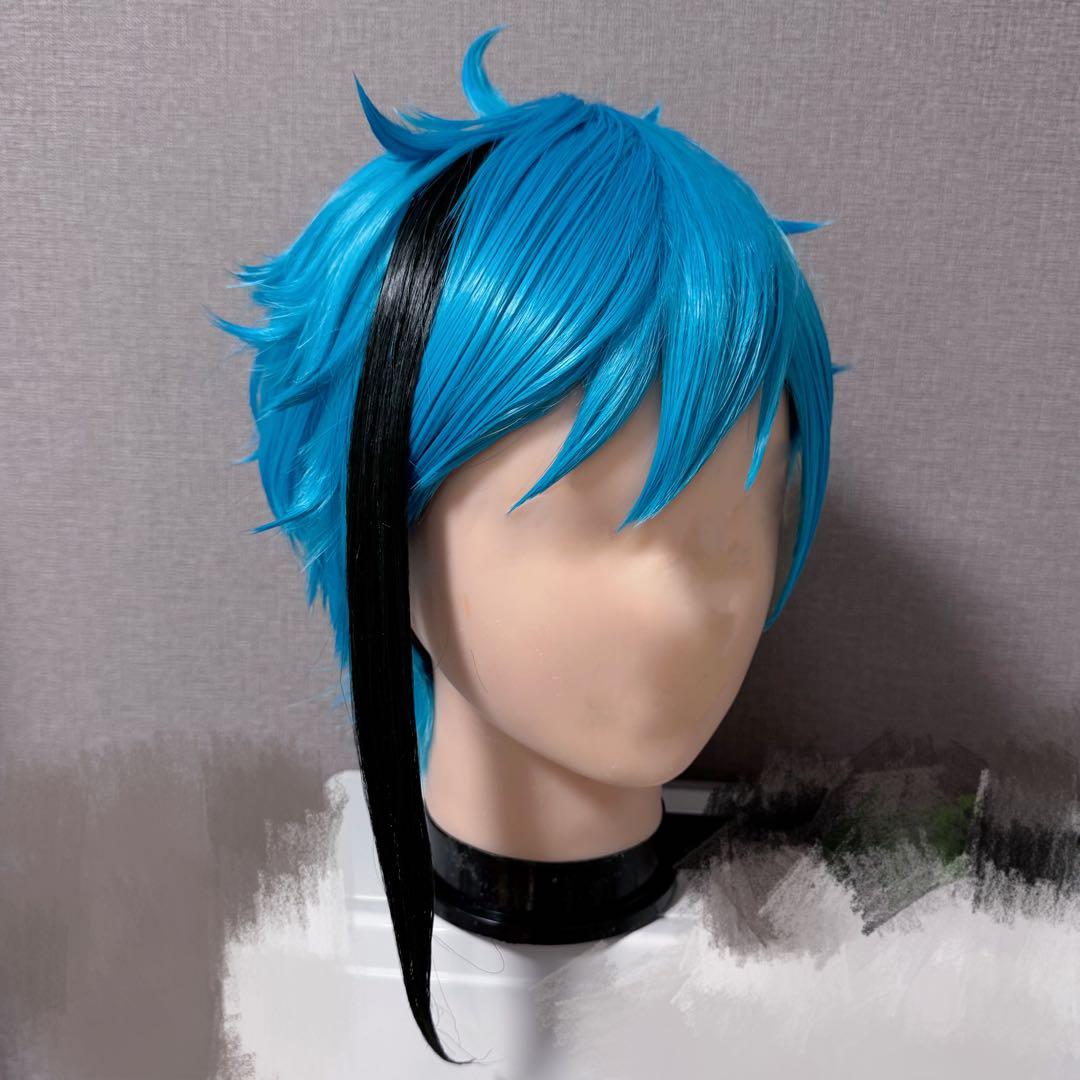ツイステ　フロイド　ウィッグ　コスプレ