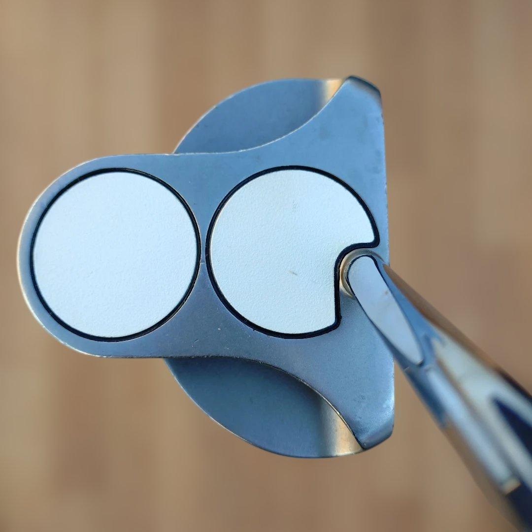 【レフティ】オデッセイ　ホワイトホット2ボール　センターシャフト　33インチ