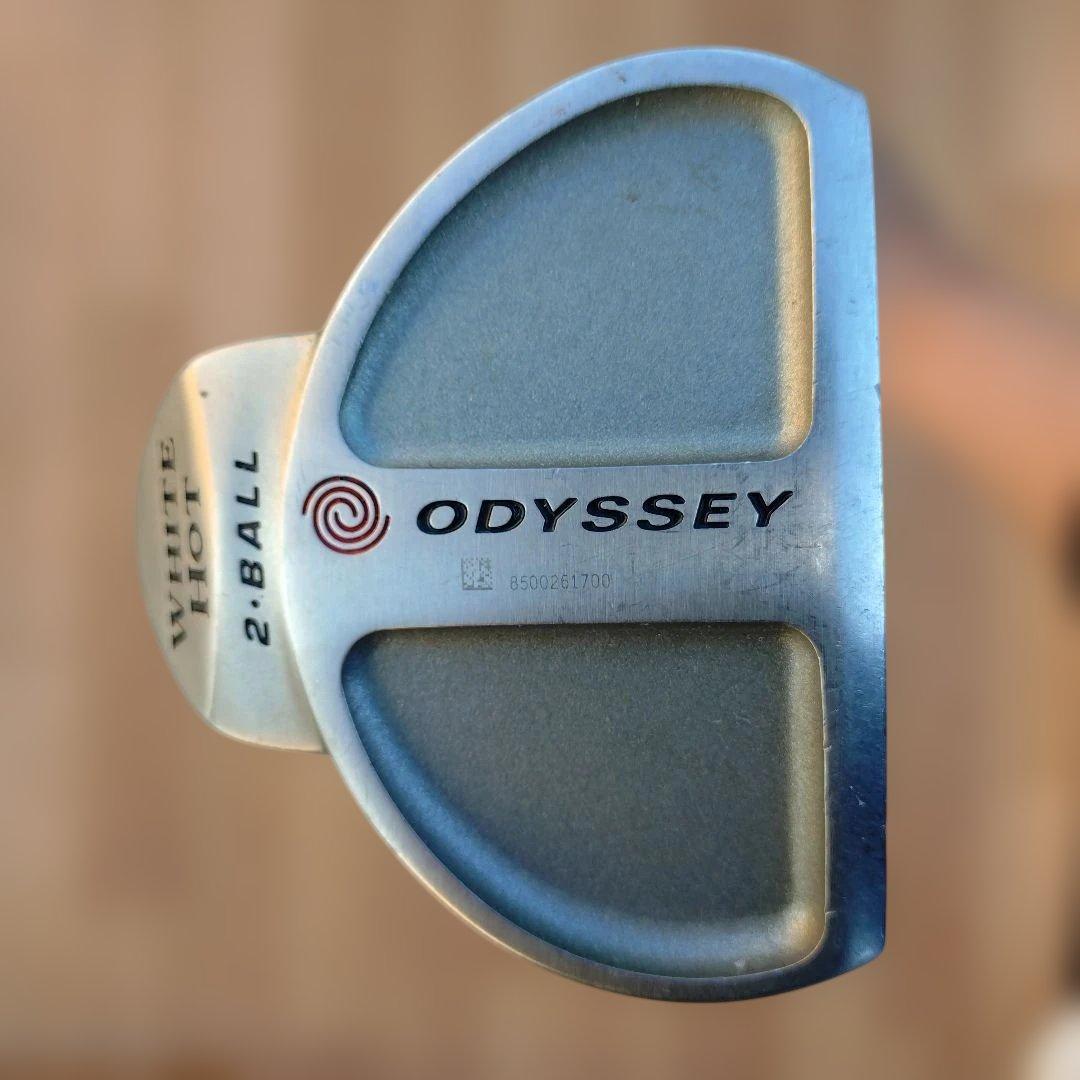 【レフティ】オデッセイ　ホワイトホット2ボール　センターシャフト　33インチ