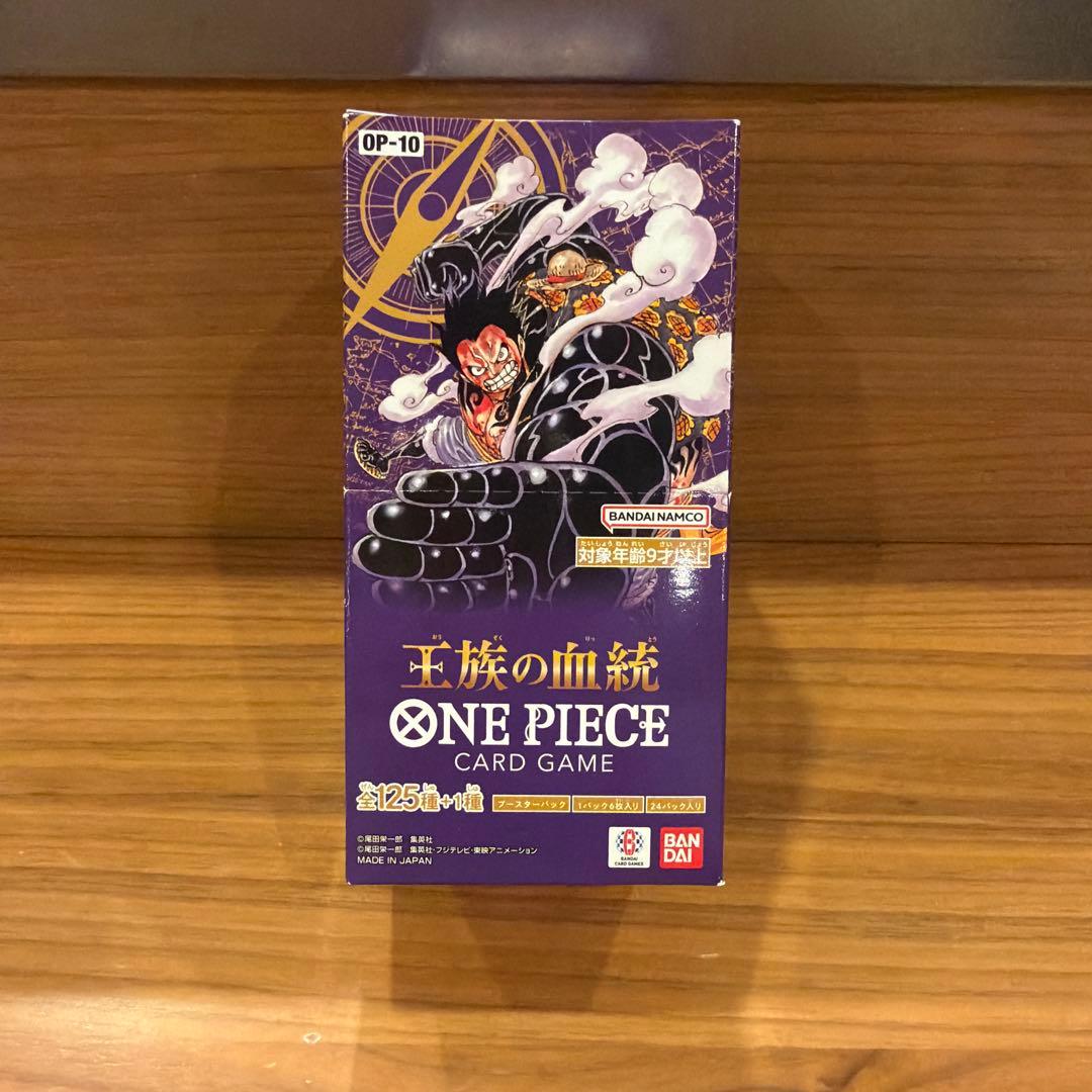 ワンピース カード 王族の血統ボックス テープ付き、カードセット