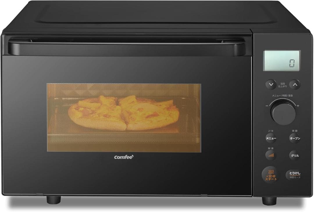 コンフィー(COMFEE') オーブンレンジ 18L CF-EA181 ブラック