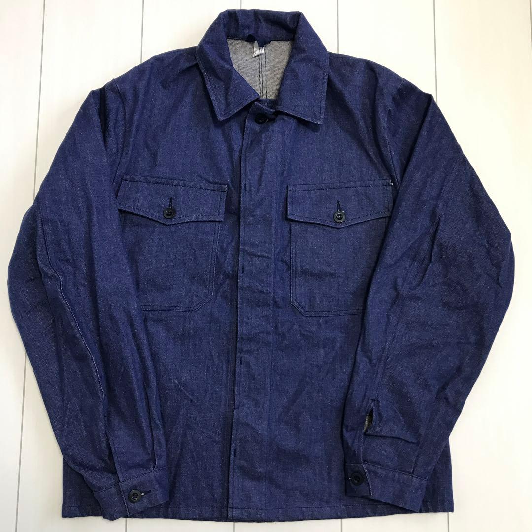 デッドストック！70's スイス製 デニムジャケット ミリタリー