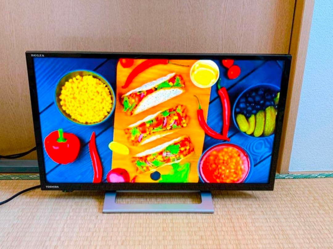 Wi-Fiスマートテレビ TOSHIBA 24v型　動画アプリ／地上波 美品