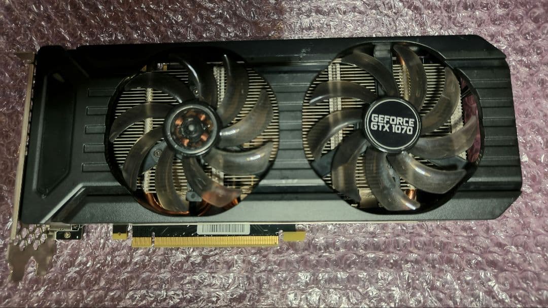 ジャンク PALIT GTX 1070 DUAL 8G 動作確認済み