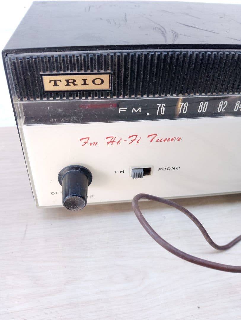 TRIO真空管FMチューナーFM-108 ジャンク品(よ35)