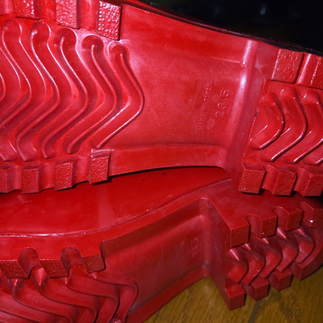 ヴィンテージ　レインブーツ　ラバーブーツ　バスクラフト　レッド