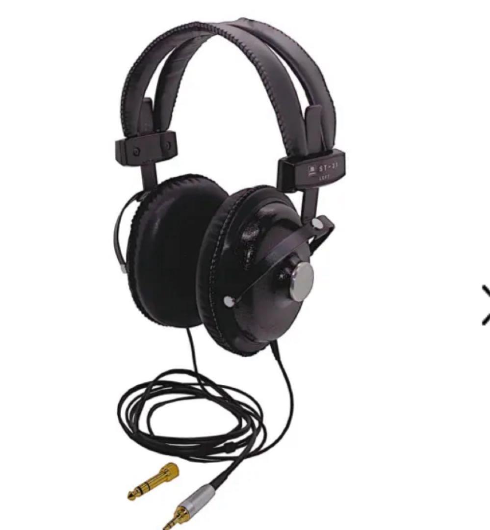 ヘッドホン ブラック ST-31-02-K [オーバーヘッド型 /φ3.5mm