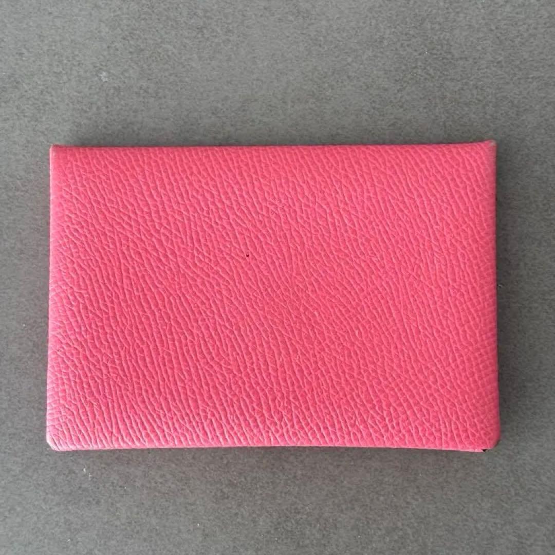 エルメス 名刺入れ カード入れ　カードケース　ピンク