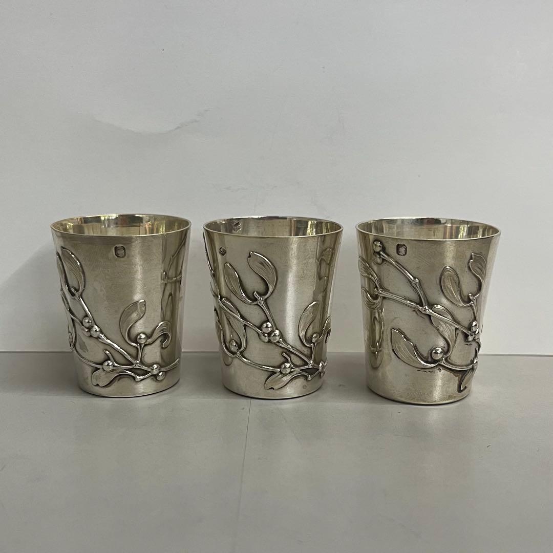 フランス　パリ　アンティーク　シルバー　銀製　リキュールカップ