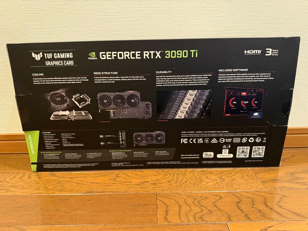 グラフィックボード・グラボ・ビデオカード ASUS TUF Gaming GeForce RTX 3090 Ti 24GB