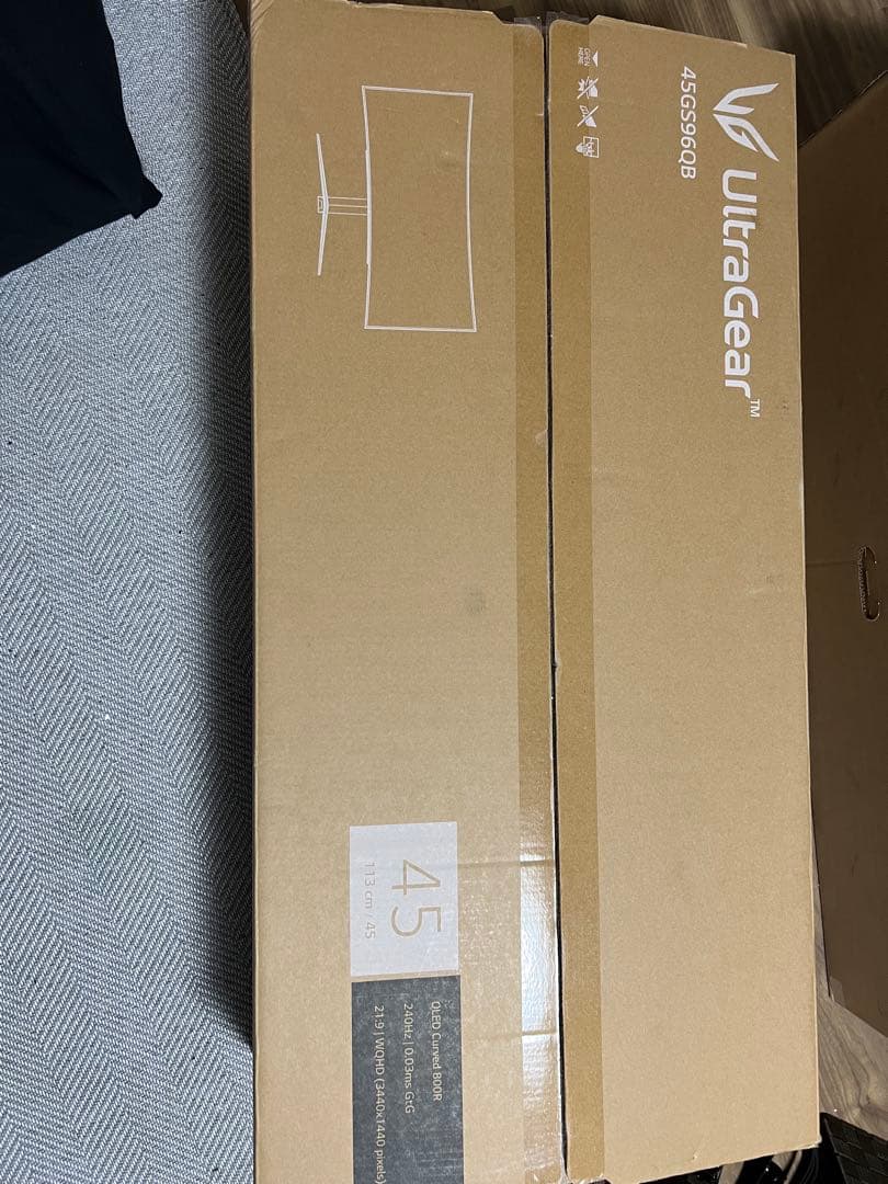 LG OLED 44.5インチ 240Hz対応ウルトラワイドモニター