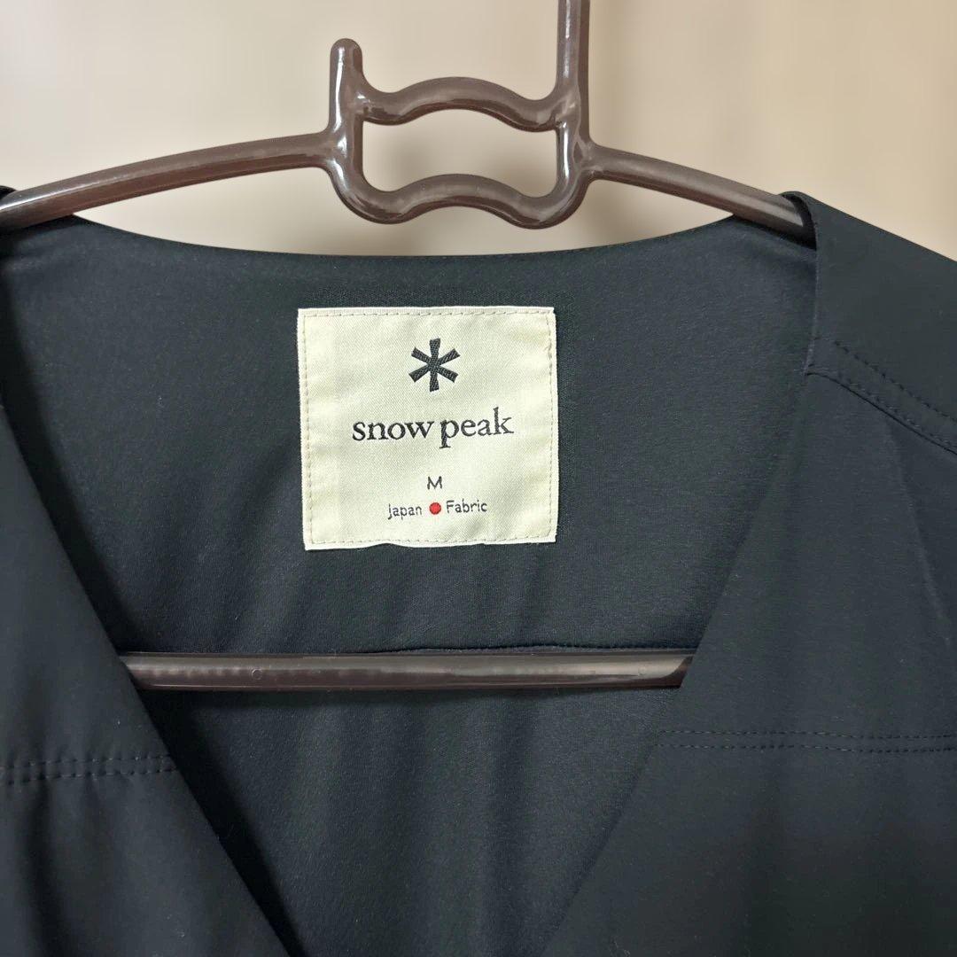  peak ノーカラージャケット M 黒