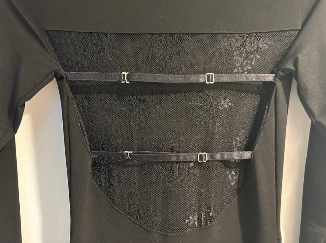 未使用★Darich バックオープンレースロングワンピース　ブラック