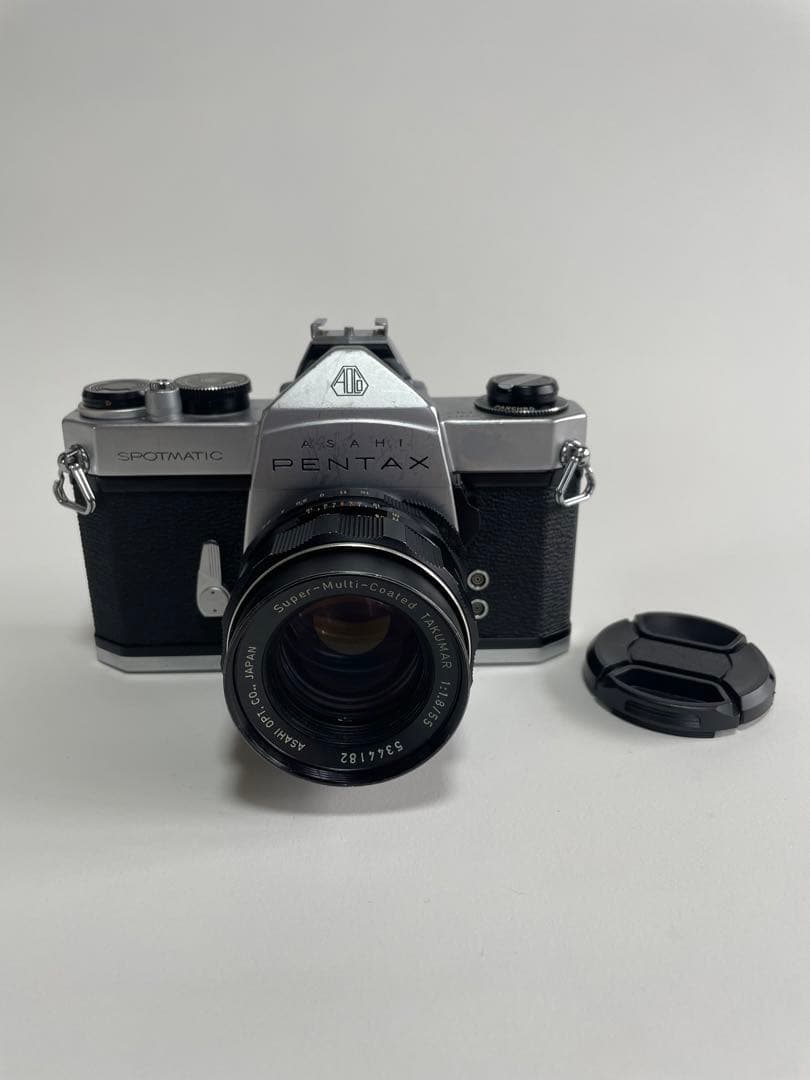 ASAHI PENTAXSPシルバーSuper-TAKUMA55mm F-1.8