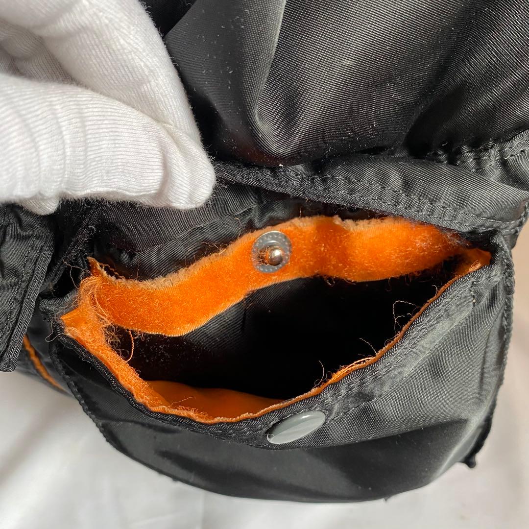 PORTER ポーター　タンカー　リュック　バックパック　ブラック　黒　巾着型