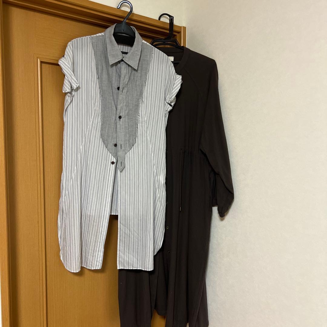 専用　ダークブラウン ロングチュニック 長袖