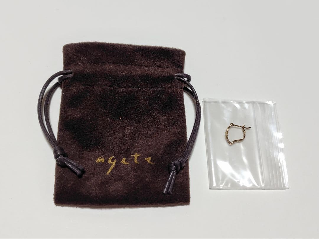 agete アガット　ピアス　片耳