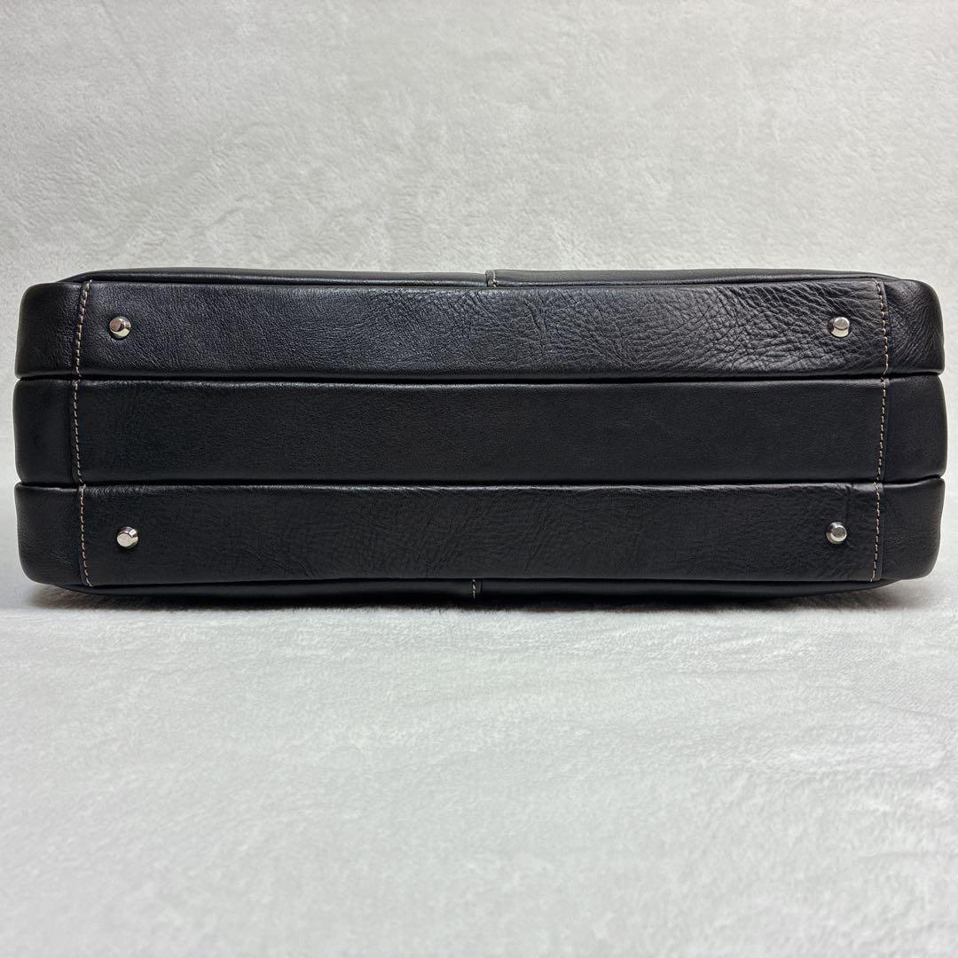美品　ウルティマトーキョー ビジネスバッグ 2way ブリーフケース 3層 本革