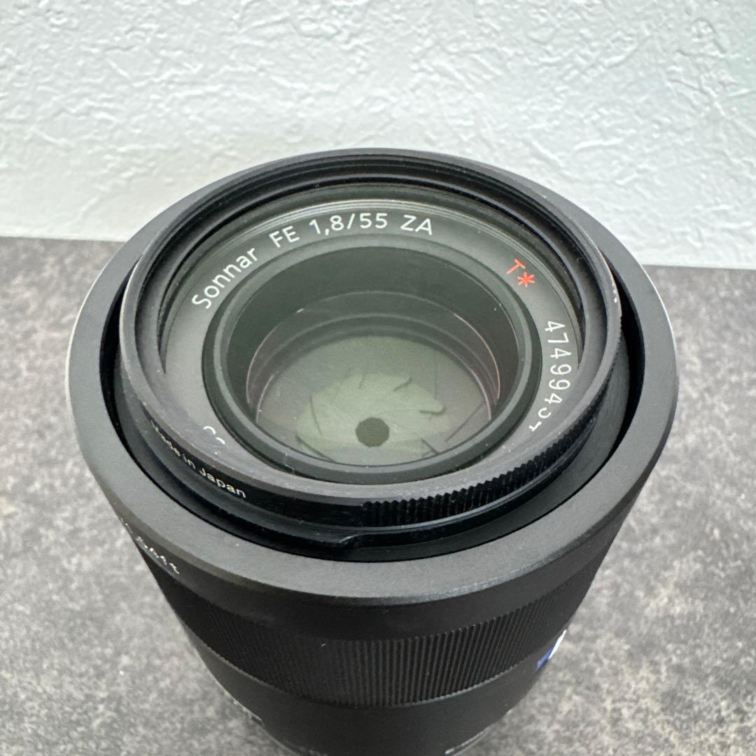 【美品】ソニー Sonnar T* FE 55mm F1.8 ZA フィルター付