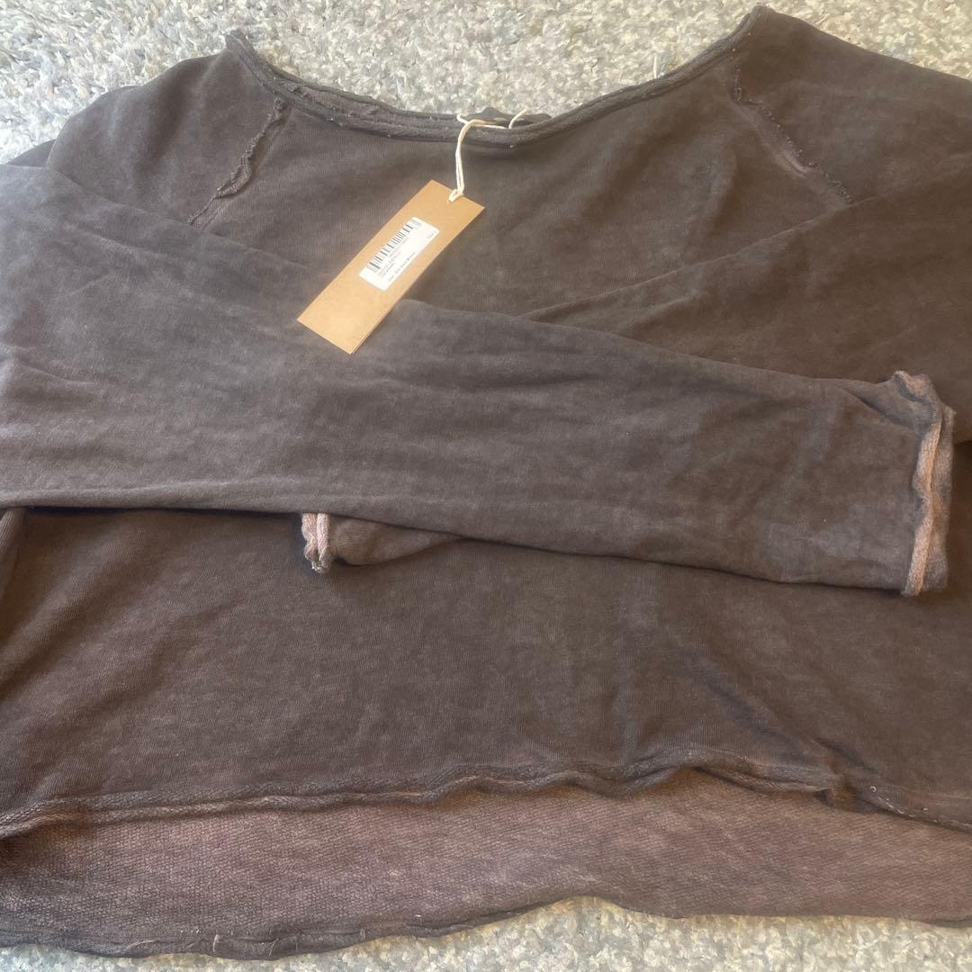 salsation サルセーション　ダークブラウン　クロップドトップス Lサイズ