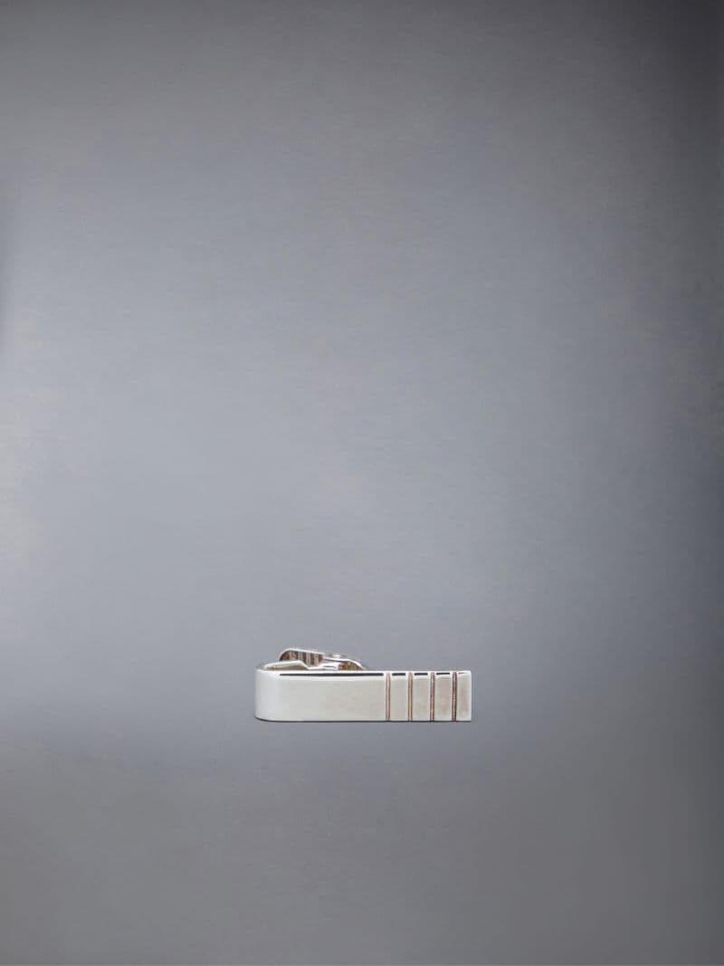 新品トムブラウン THOM BROWNE 4BAR ショート タイバー タイピン