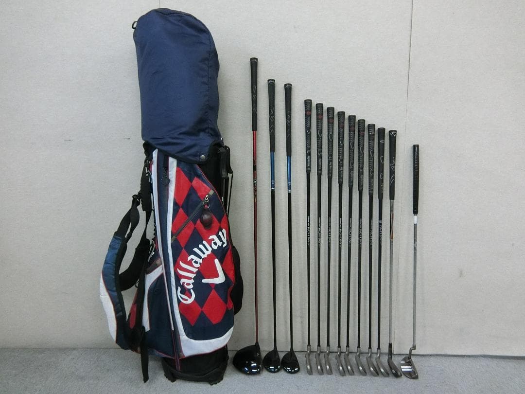 b703★初心者必見★キャロウェイ等 メンズゴルフクラブ１３本セット