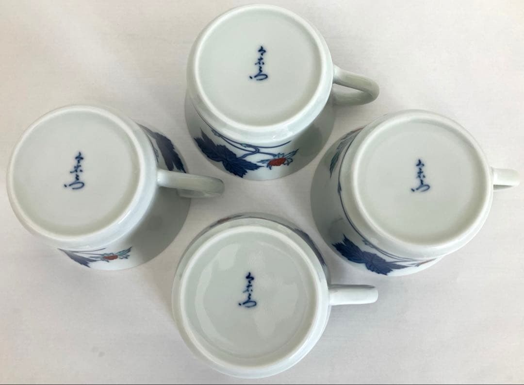 ★専用です★今泉今右衛門★2客★ 錦苺絵紅茶碗★いちご