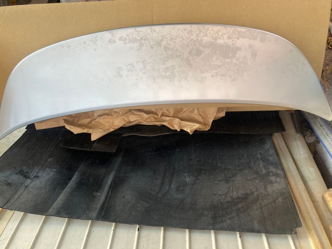 コペン　L880K 純正リアスポイラー　S28シルバーM 取付要領書