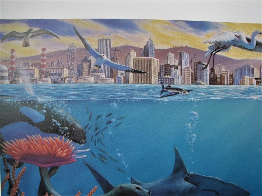 チャールズリンブラッグ「ウォーターエッジ」オフセットリト,究極の水族館